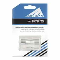 Hot Sale 🛒 Escalade Sports Pool Cue Accessories Mizerak 3-in-1 Pool Cue Tip Tool 🔔