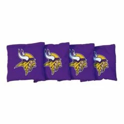 Best Pirce 🔥 Yard Games Escalade Sports Minnesota Vikings Bean Bag 4 Pack 🌟