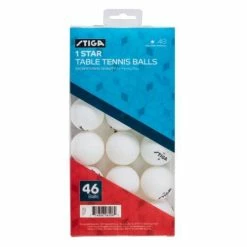 Deals 🥰 Escalade Sports Stiga 1-Star 46-Pack White Ping Pong Balls 🎁