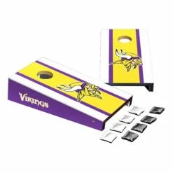 Wholesale ❤️ NFL Golf & Sports Equipment Escalade Sports Minnesota Vikings Tabletop Bag Toss Game 🎁