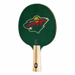 Best Sale 🔔 NHL Golf & Sports Equipment Escalade Sports Minnesota Wild Table Tennis Paddle Logo Design 👏