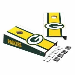 Promo 🥰 NFL Golf & Sports Equipment Escalade Sports Green Bay Packers Tabletop Bag Toss Game 🥰