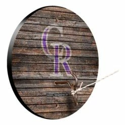 Cheap 🌟 MLB Golf & Sports Equipment Escalade Sports Colorado Rockies Ring And Hook Game 🎁